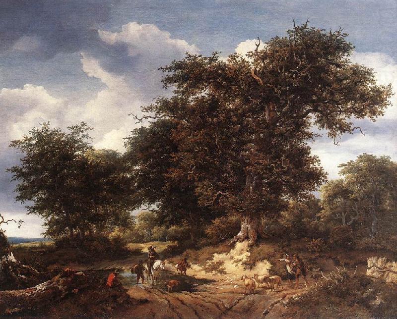 RUISDAEL, Jacob Isaackszon van The Great Oak af china oil painting image